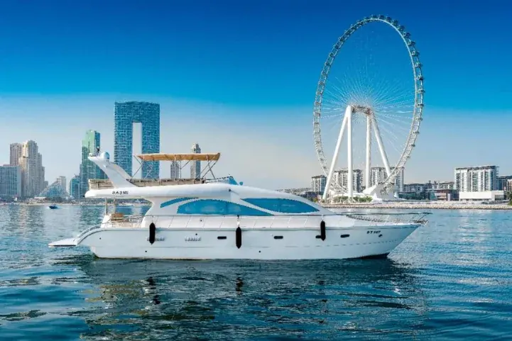 80ft jacuzzi yacht rental Dubai Marina - photo 1